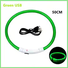 Rechargeable Luminous Collar Adjustable Led Glowing Dog