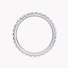 Ring 925 Sterling Sliver Solid 18k White