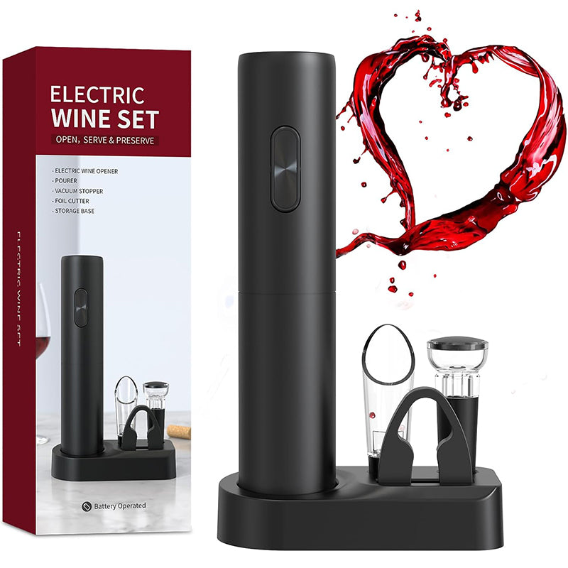 Electric Wine Opener Automatic Corkscrew Battery Wine