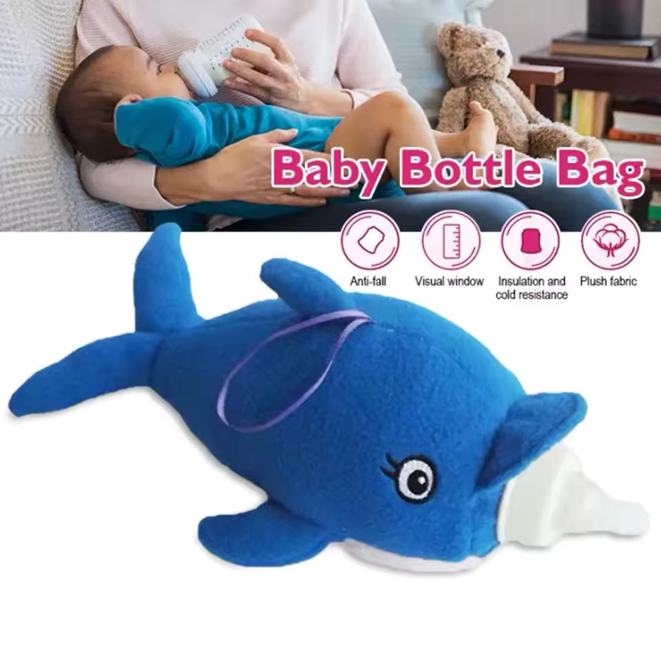 Cute Plush Feeding Bottles Bag Milk Wate Bottle