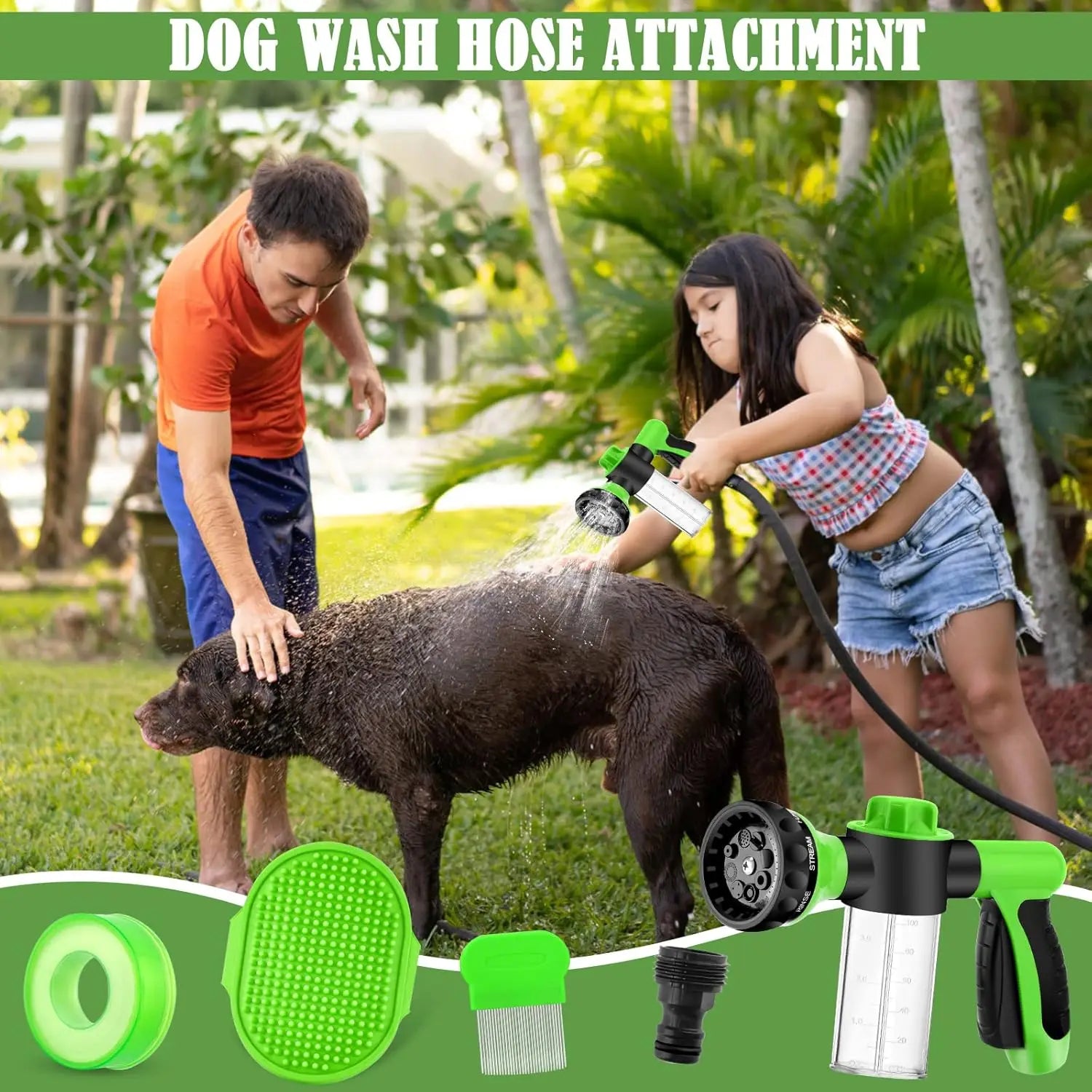 8-in-1 Dog Wash Sprayer