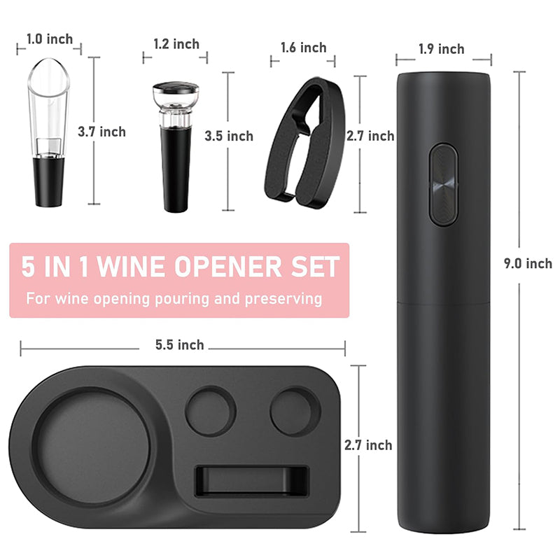 Electric Wine Opener Automatic Corkscrew Battery Wine