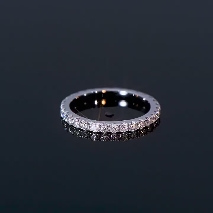 Ring 925 Sterling Sliver Solid 18k White